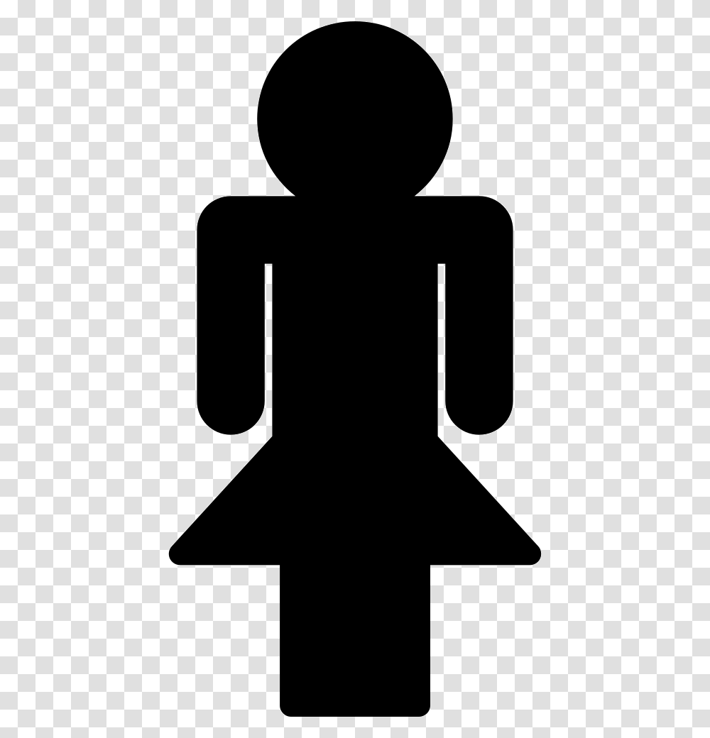 Female Silhouette Symbol Doctor Silhouette Icon, Sign, Overcoat, Apparel Transparent Png