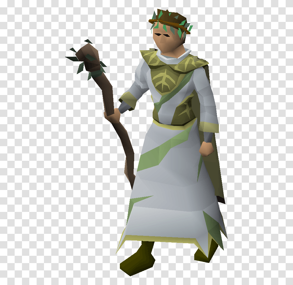 Female Soldier 3rd Age Druidic Osrs, Sleeve, Person, Elf Transparent Png
