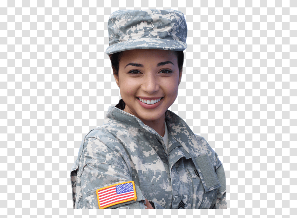 Female Soldier, Military, Military Uniform, Person, Human Transparent Png