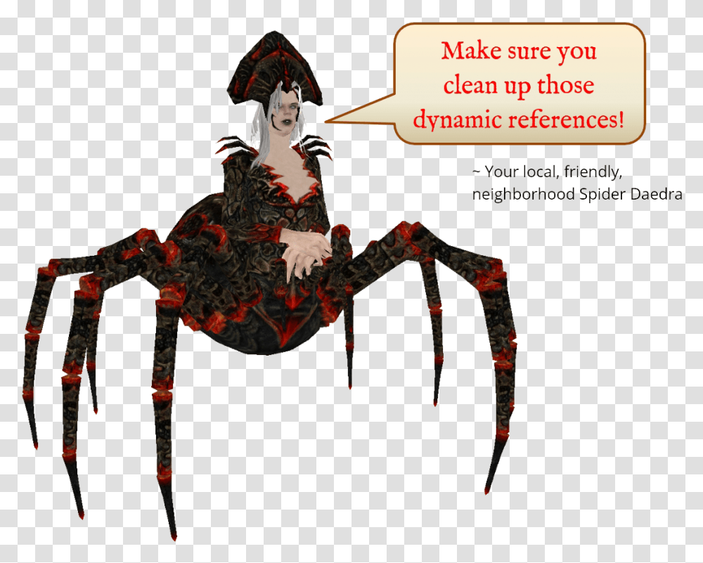 Female Spider Daedra Mod, Pirate, Person, Human, Sea Life Transparent Png