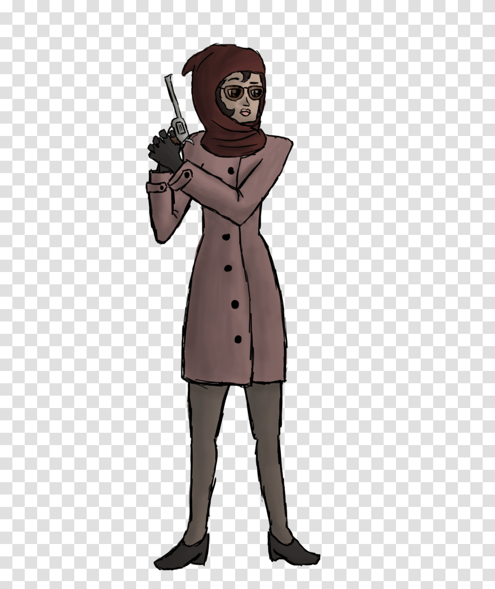 Female Spy Female Spy Images, Person, Overcoat, Sleeve Transparent Png