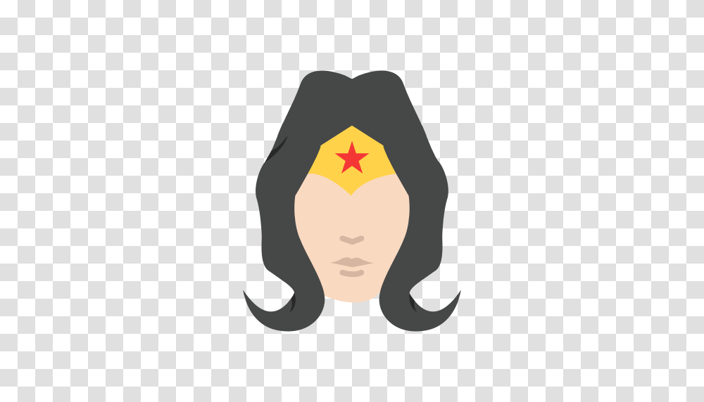 Female Superhero Justice League Superhero Wonder Woman Icon, Apparel, Star Symbol, Hood Transparent Png