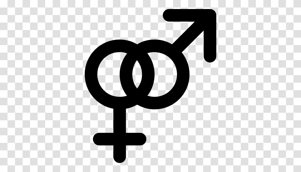 Female Symbol Feminine Woman People Icon, Cross, Sign, Stencil, Silhouette Transparent Png