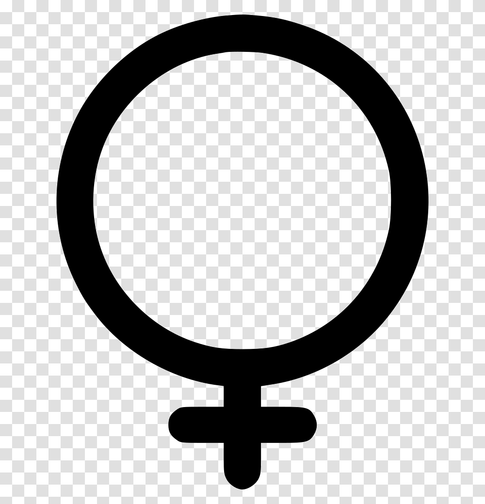 Female Symbol Icon Free Download, Lamp, Mirror, Oval, Stencil Transparent Png