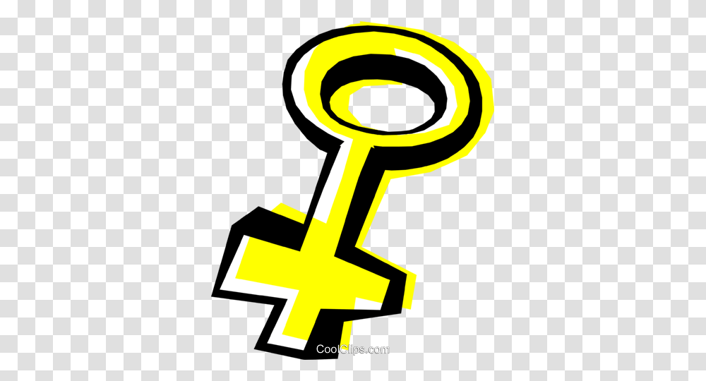 Female Symbol Royalty Free Vector Clip Art Illustration, Key Transparent Png