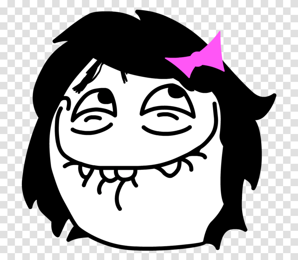 Female Troll Face, Stencil, Mask, Halloween Transparent Png