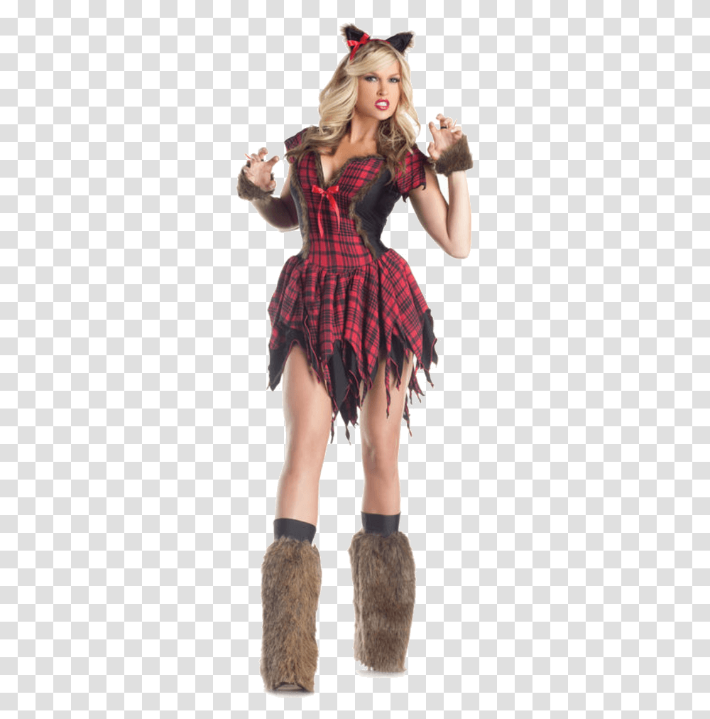 Female Werewolf Halloween Costume, Dance Pose, Leisure Activities, Dress Transparent Png