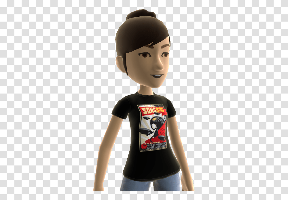 Female Xbox 360 Avatar, Apparel, T-Shirt, Person Transparent Png