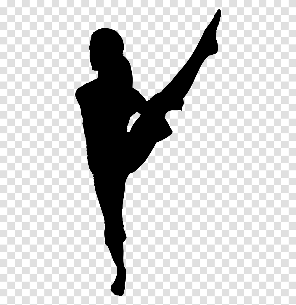 Female Yoga Pose 19 Silhouette Fitness Girl Shape Shadow, Gray, World Of Warcraft Transparent Png