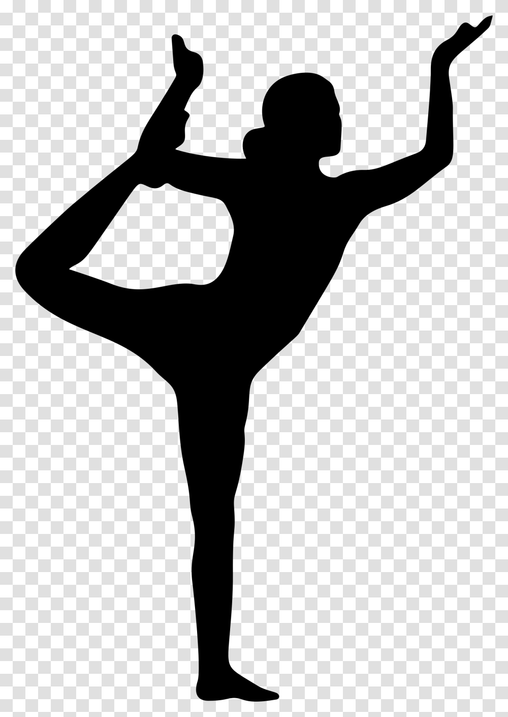 Female Yoga Pose Silhouette Icons, Gray, World Of Warcraft Transparent Png