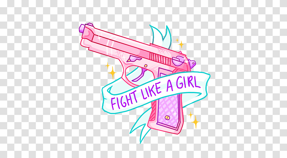 Feminism Drawing Quote Fight Like A Girl, Toy, Text, Water Gun, Number Transparent Png