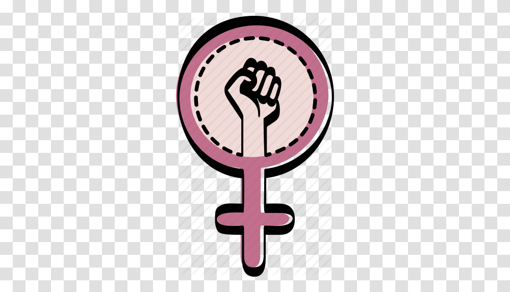 Feminism Feminist Fight Power Women Feminism Icon, Hand, Clock Tower, Architecture, Building Transparent Png