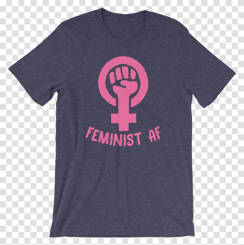 Feminist Symbol New Day Pancake Power T Shirt, Apparel, Hand, T-Shirt Transparent Png