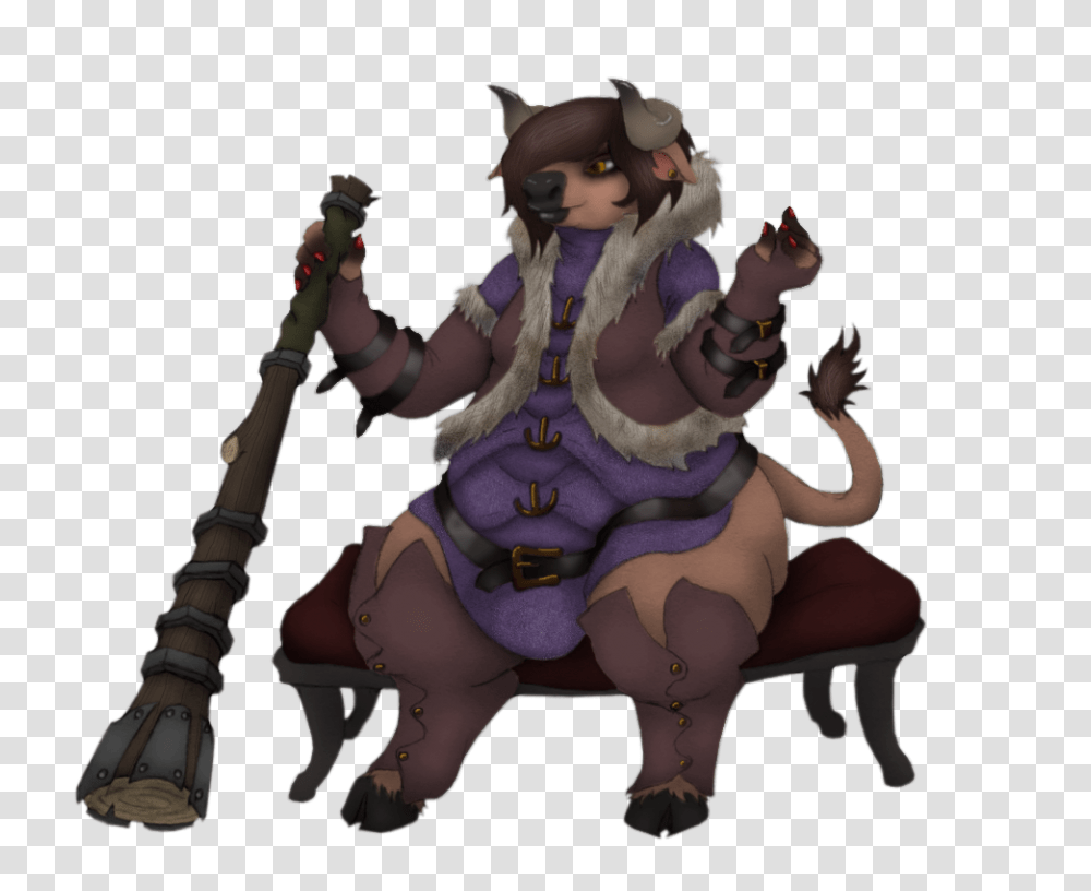 Femmy Minotaur, Toy, Person, Human, People Transparent Png