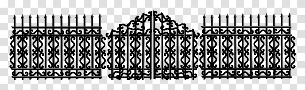 Fence Closed Barricade Door Entrance Gate Iron Gate Vector Art, Outdoors, Nature, Weapon, Prison Transparent Png