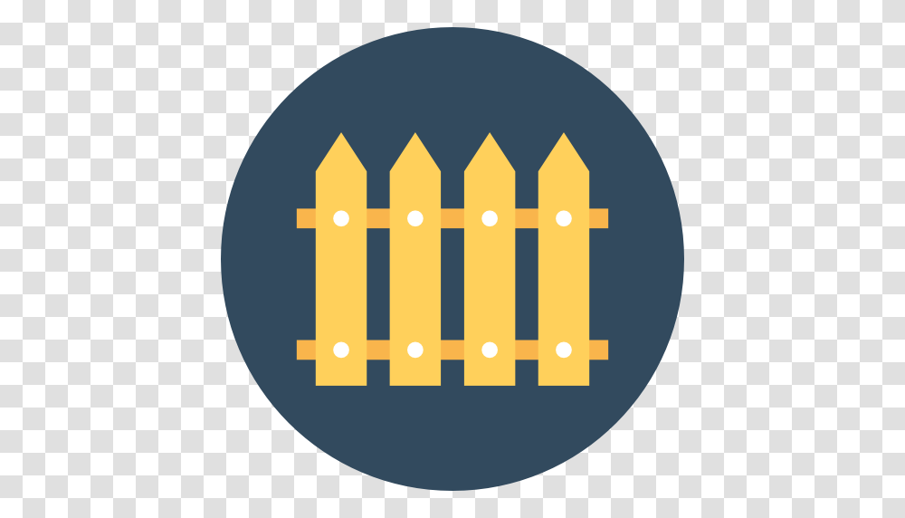 Fence Icon, Picket, Leisure Activities Transparent Png