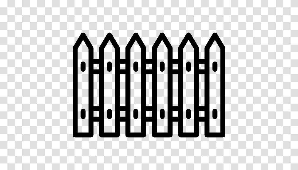 Fence Icon, Picket Transparent Png