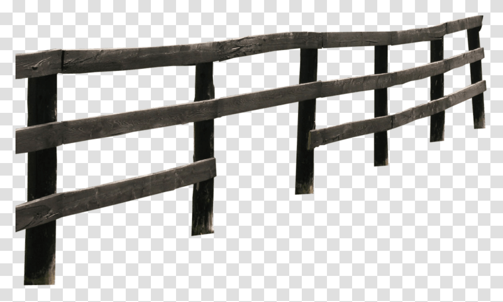 Fence Wood Small Stickpng Old Wooden Fence, Handrail, Banister, Railing, Bench Transparent Png