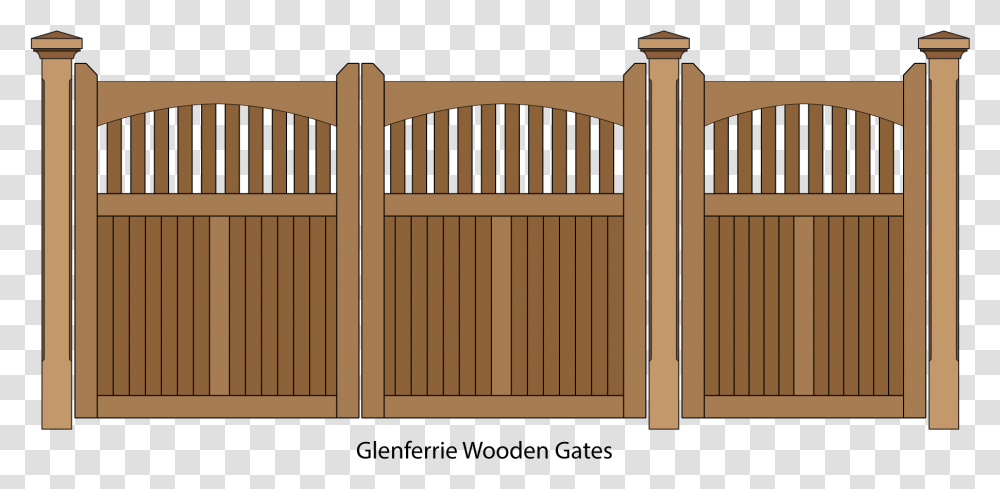 Fencing Clipart Wooden Gate Gate, Fence, Crib, Furniture Transparent Png