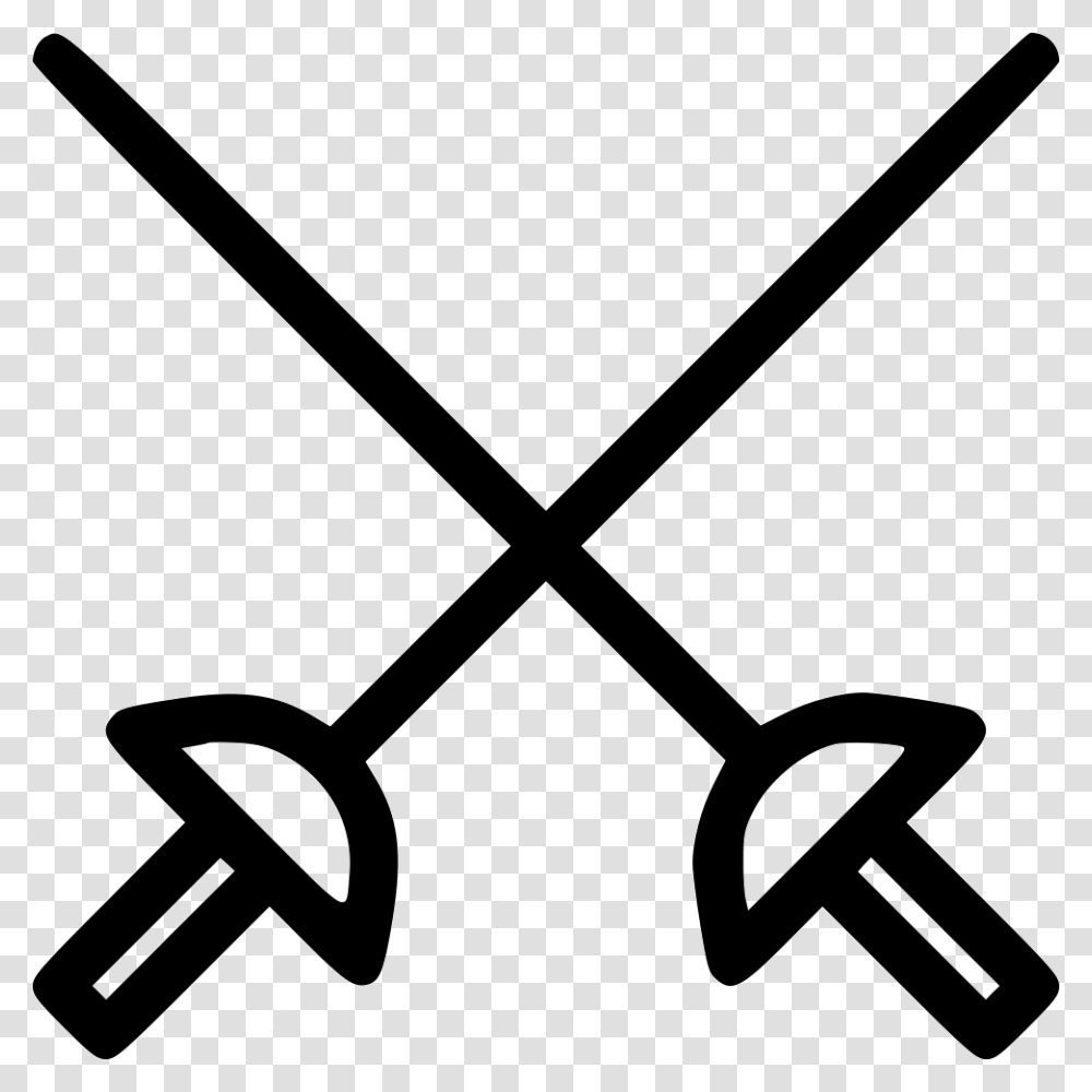 Fencing Sowrd Fight Fence Fencing Icon, Shovel, Tool, Pin, Sport Transparent Png