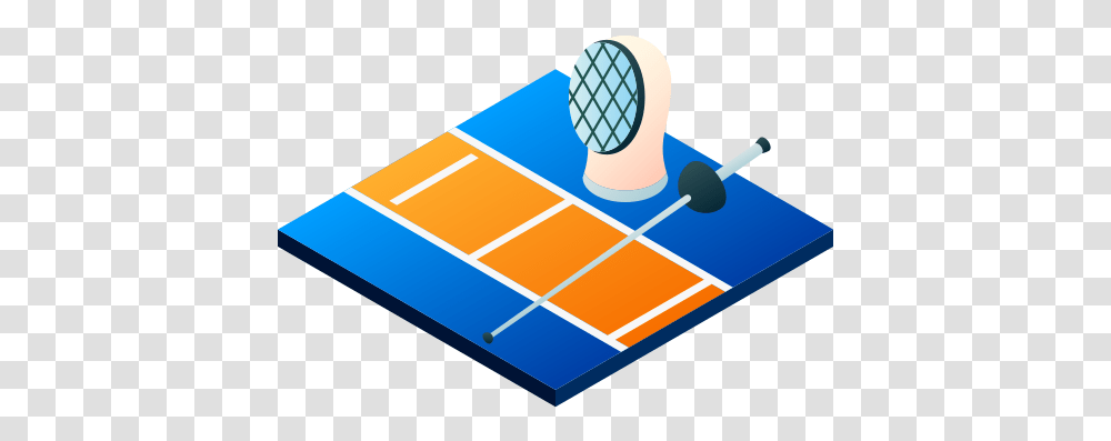 Fencing Sport Free Icon Of Vertical, Tabletop, Ping Pong, Badminton, Building Transparent Png