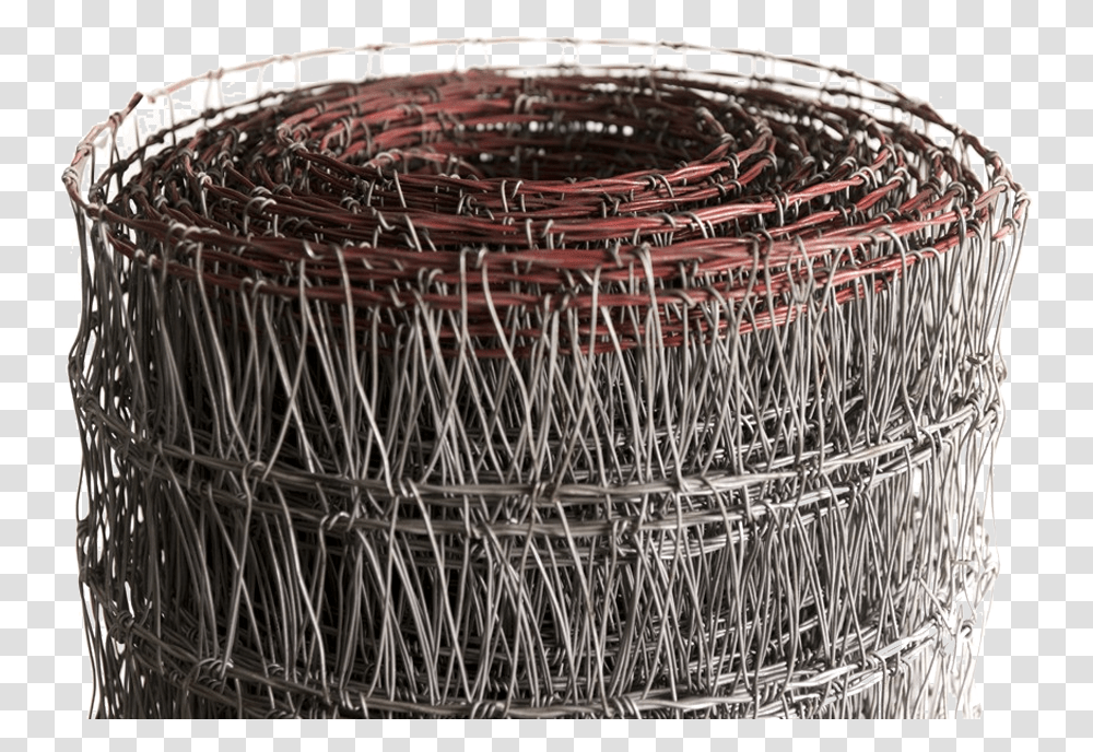 Fencing Wire Barbed Wire, Basket, Coil, Spiral Transparent Png