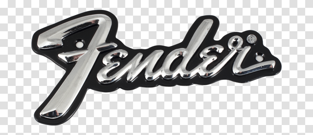 Fender Logo Fender, Symbol, Emblem, Text, Gun Transparent Png