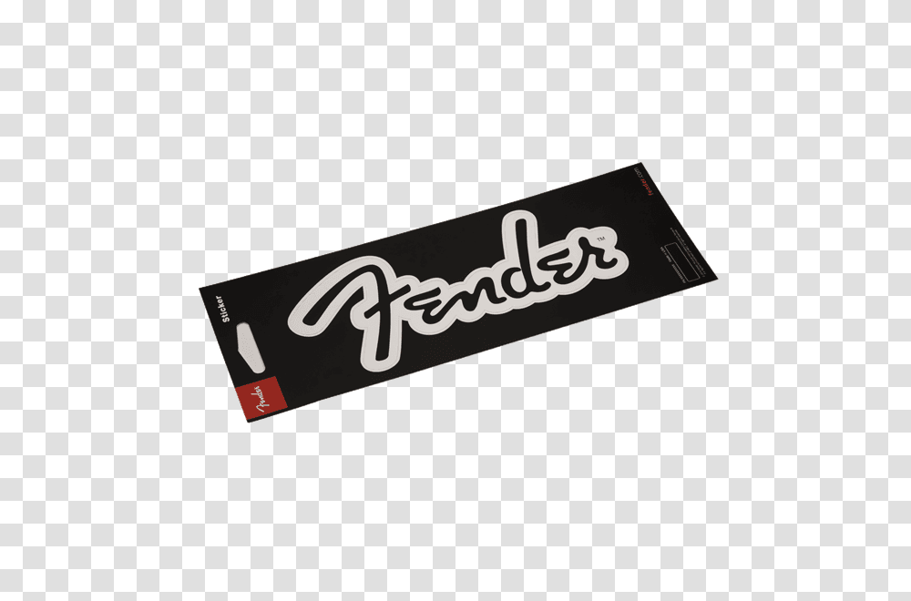 Fender Logo Matte White Sticker, Business Card, Paper, Word Transparent Png