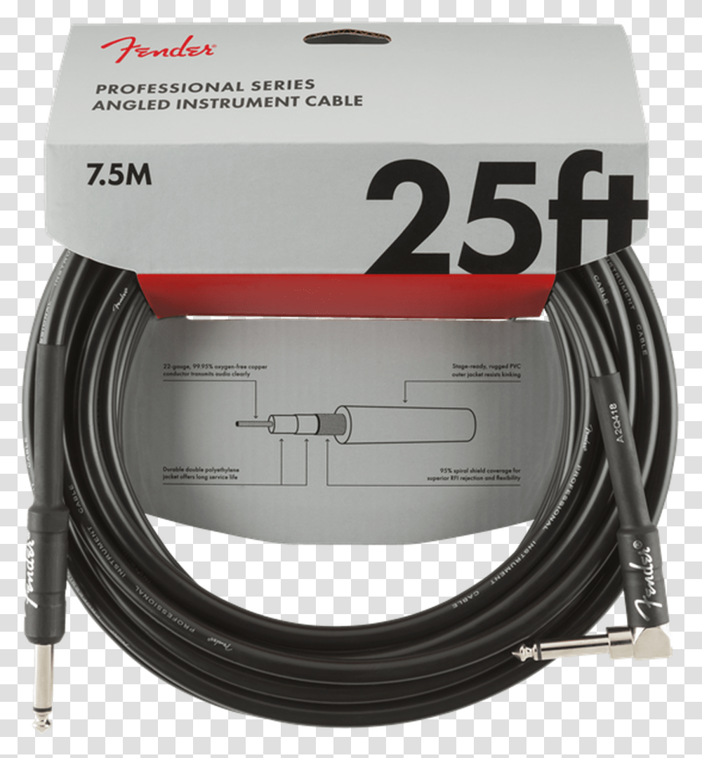 Fender Professional Series Instrument Cables Straightangle, Wristwatch, Hose Transparent Png