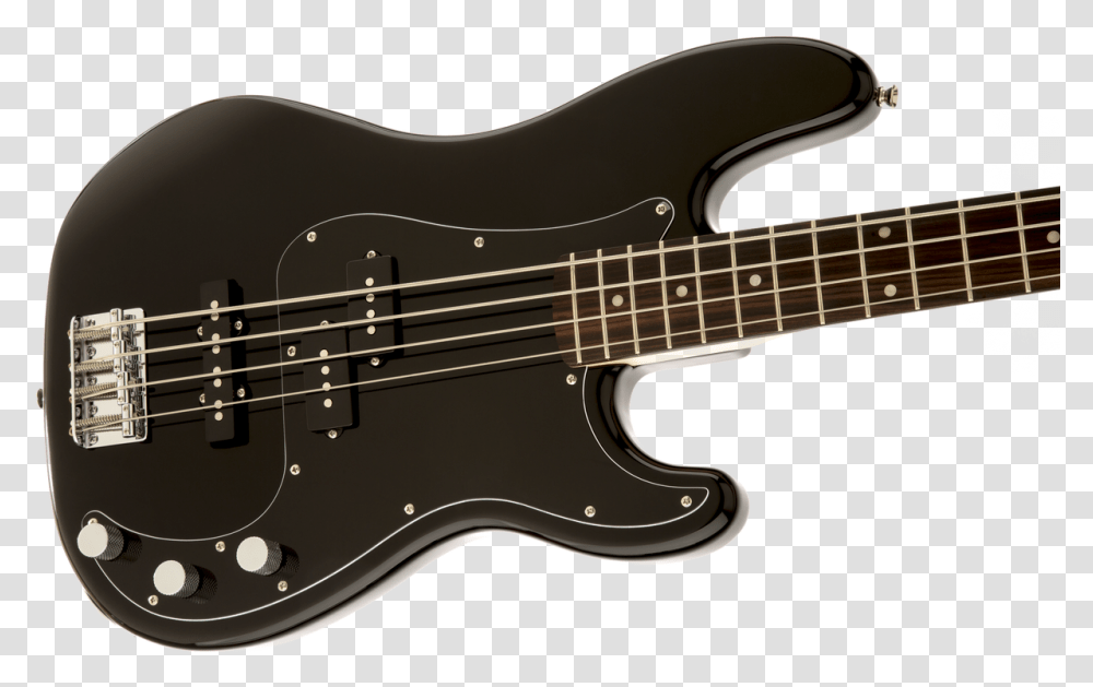 Fender Squier Affinity Series Precision Bass Pj Black, Bass Guitar, Leisure Activities, Musical Instrument, Electric Guitar Transparent Png
