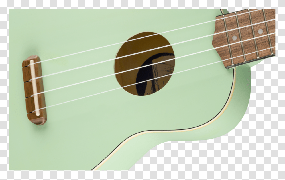 Fender Venice Soprano Ukulele Surf Green Walnut Fingerboard, Guitar, Leisure Activities, Musical Instrument, Bass Guitar Transparent Png
