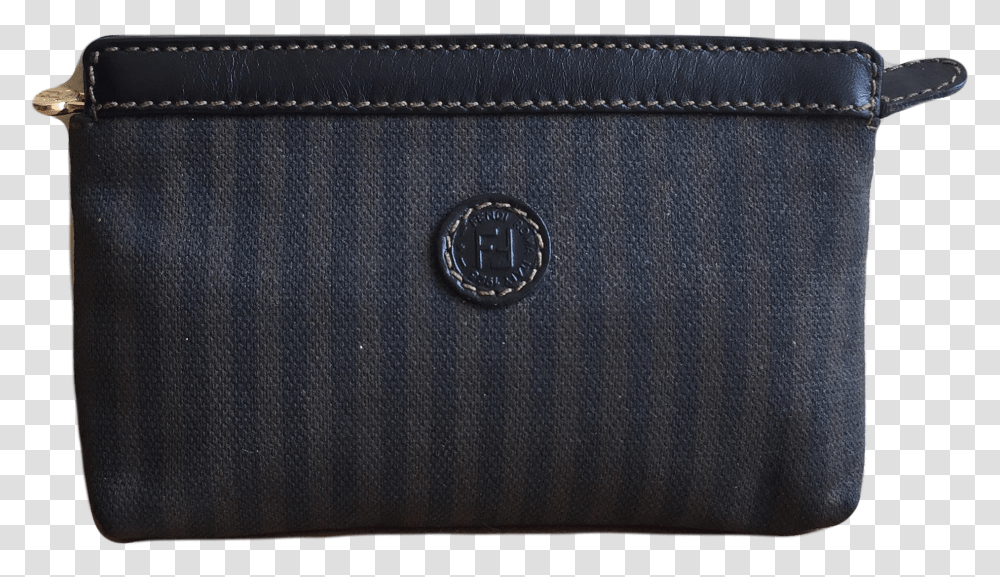 Fendi Black Leather Mini Pouch Wristlet, Wallet, Accessories, Accessory, Pants Transparent Png