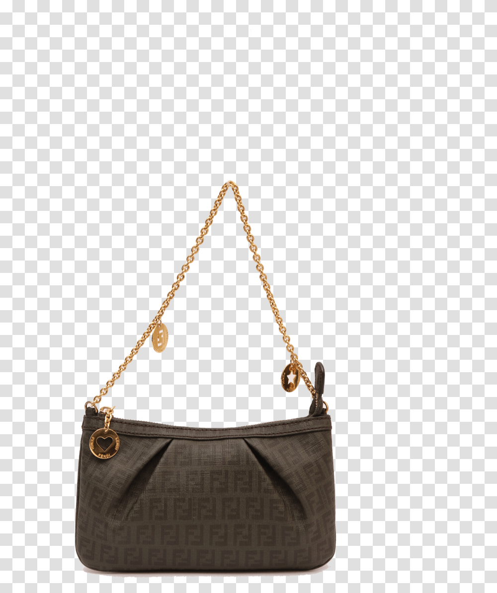 Fendi Zucchino Canvas Pochette Bag Shoulder Bag, Accessories, Accessory, Handbag, Purse Transparent Png