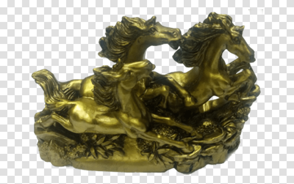 Feng Shui Running Horses Statue, Painting, Jewelry, Accessories Transparent Png