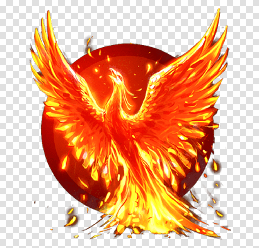 Fenix De Fogo Fenixfogo Twitter Phoenix, Bonfire, Flame, Pattern, Mountain Transparent Png