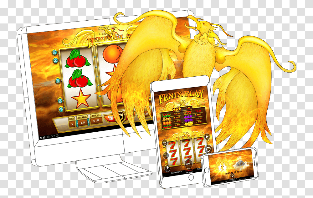 Fenix Play Deluxe Illustration, Gambling, Game, Slot, Bird Transparent Png