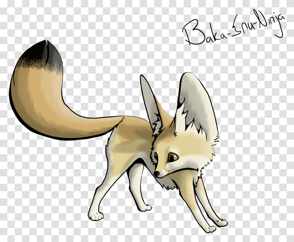 Fennec Fox Clipart Cute Draw A Fennec Fox, Animal, Mammal, Wildlife, Reptile Transparent Png