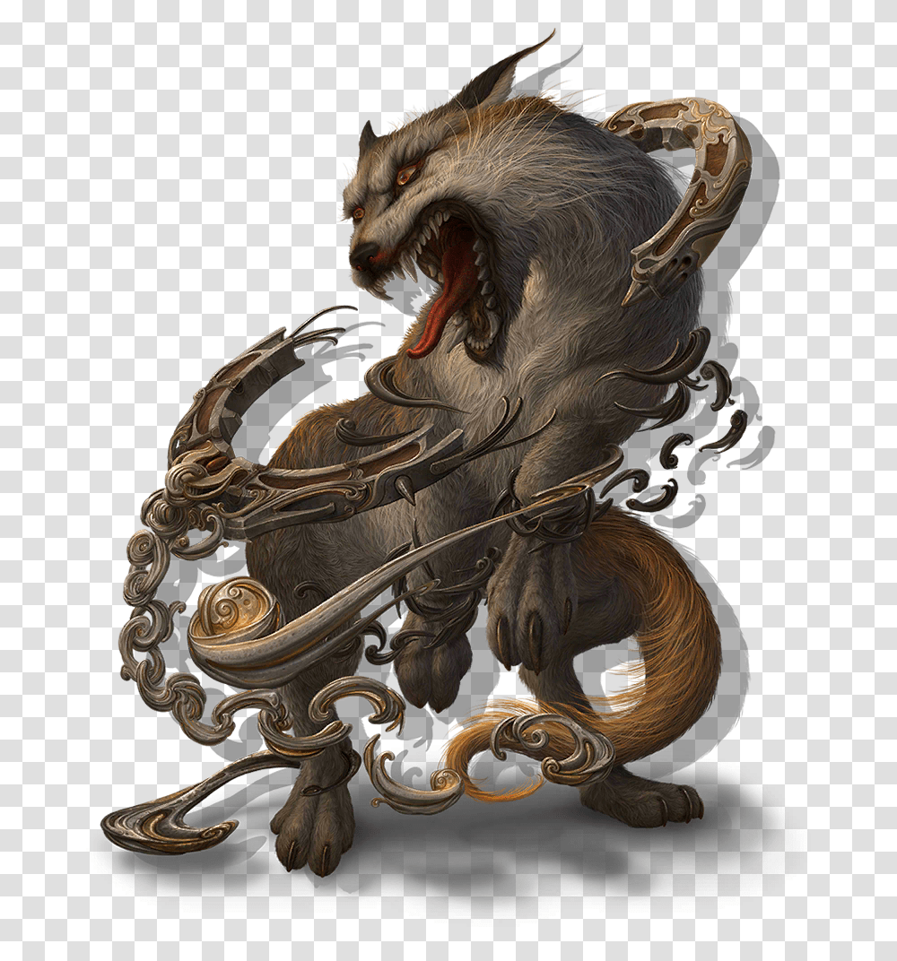 Fenrir Dragon, Bronze, Painting, Art, Figurine Transparent Png