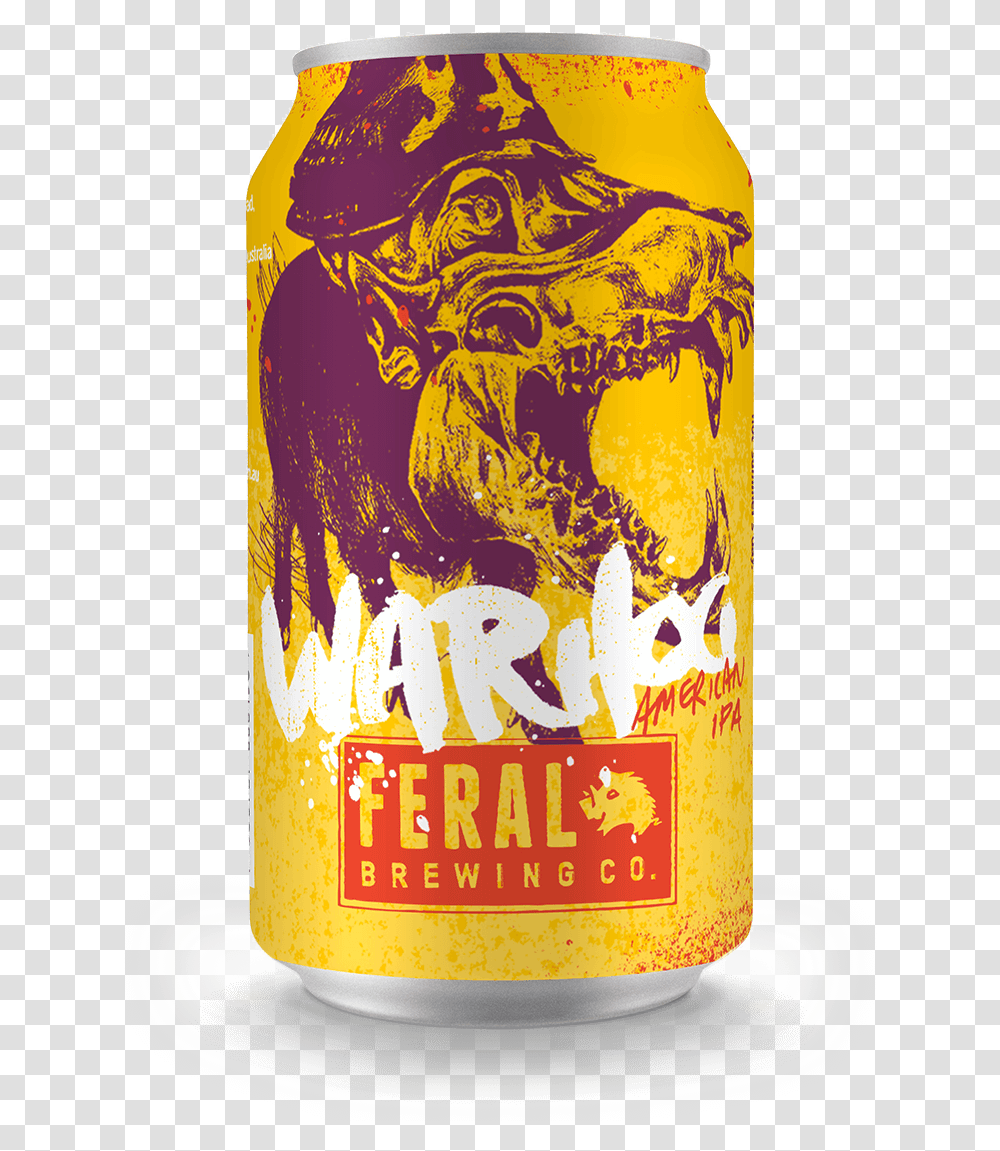 Feral Warthog Beer, Tin, Can, Beverage, Drink Transparent Png