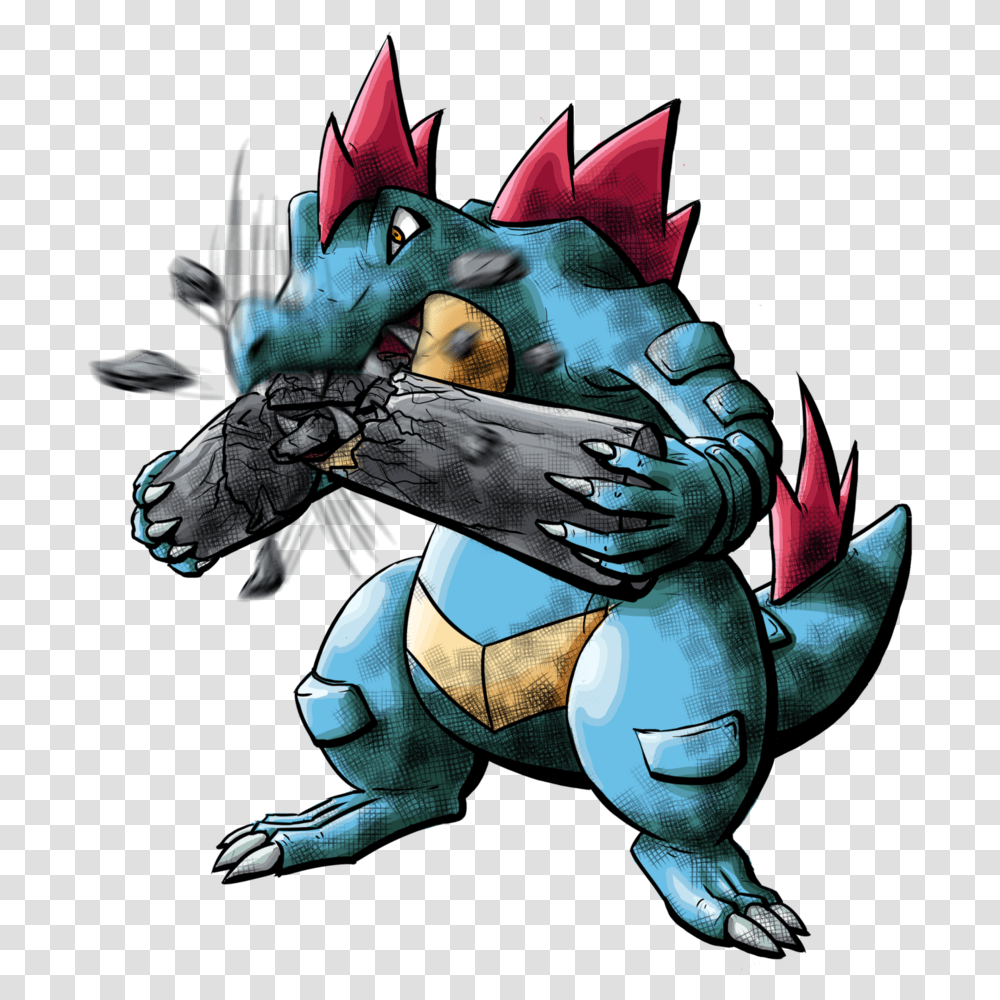 Feraligatr Image With No Background Mythical Creature, Person, Human, Dragon, Batman Transparent Png