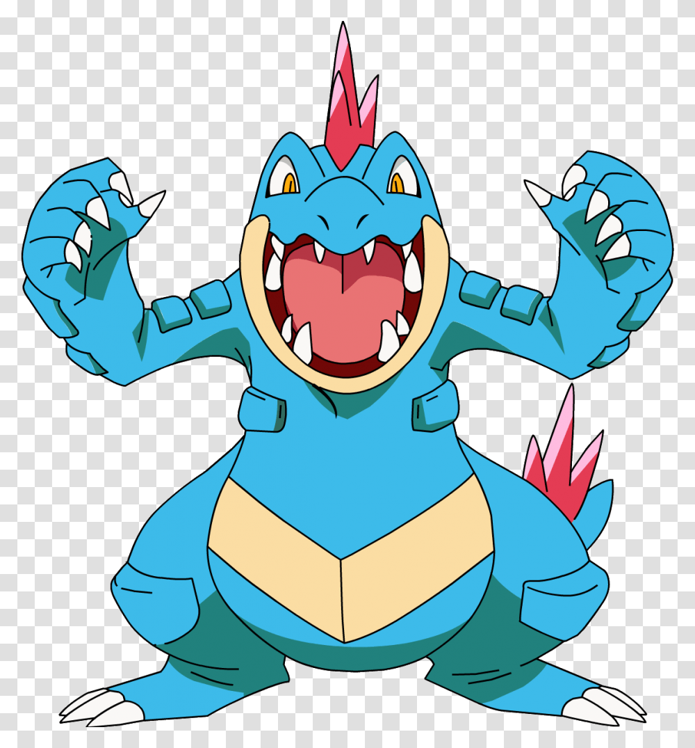 Feraligatr Pokemon, Teeth, Mouth, Lip Transparent Png