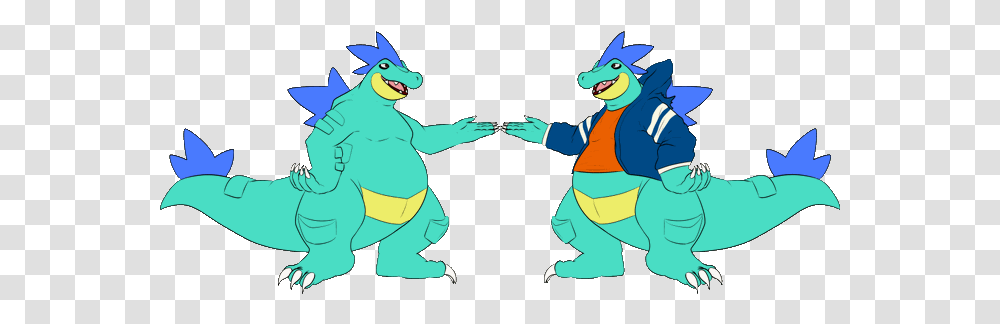 Feraligatrtwitter Fictional Character, Person, Animal, Clothing, Alien Transparent Png