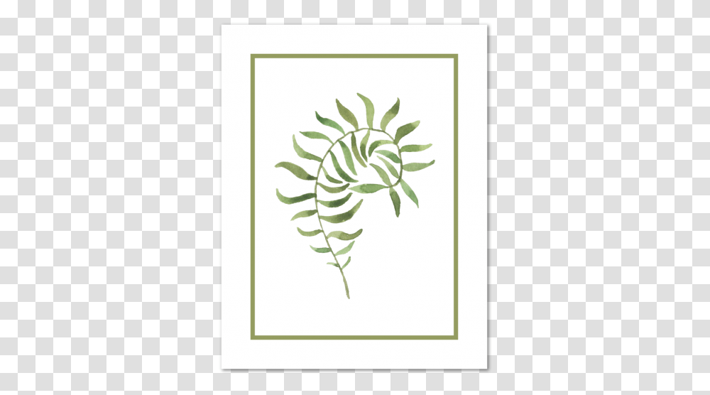 Fern Note Carddata Captionclass Visual Arts, Floral Design, Pattern, Pineapple Transparent Png