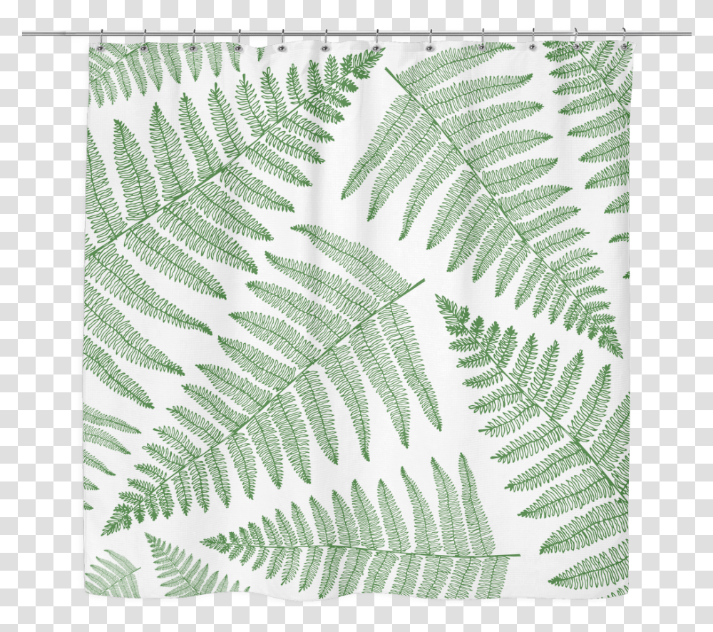 Fern Shower Curtain Cute Backgrounds Black And White, Rug, Plant, Leaf, Flower Transparent Png