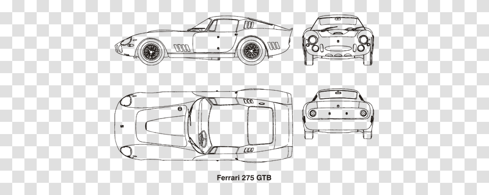 Ferrari Transport, Car, Vehicle, Transportation Transparent Png