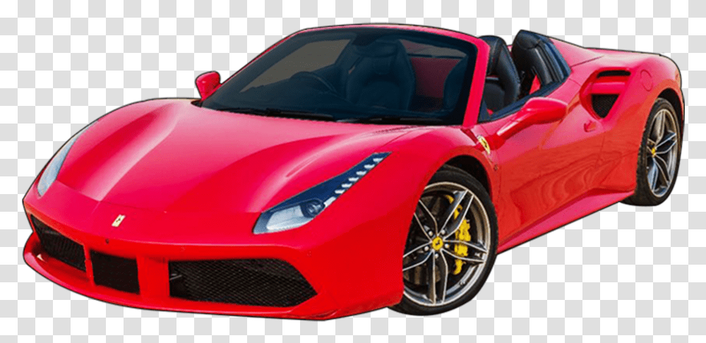 Ferrari 488 Spider, Car, Vehicle, Transportation, Sports Car Transparent Png