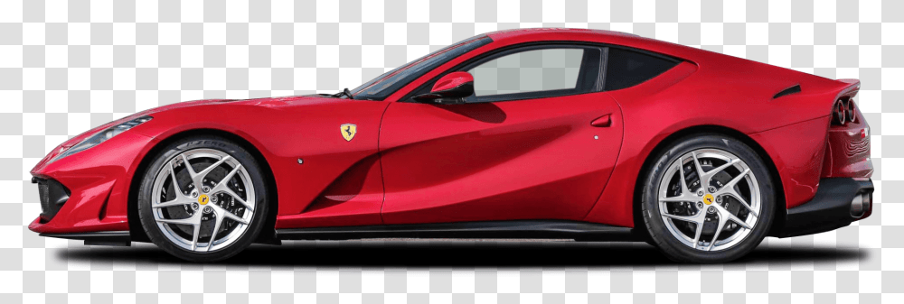 Ferrari 812 Superfast, Car, Vehicle, Transportation, Automobile Transparent Png