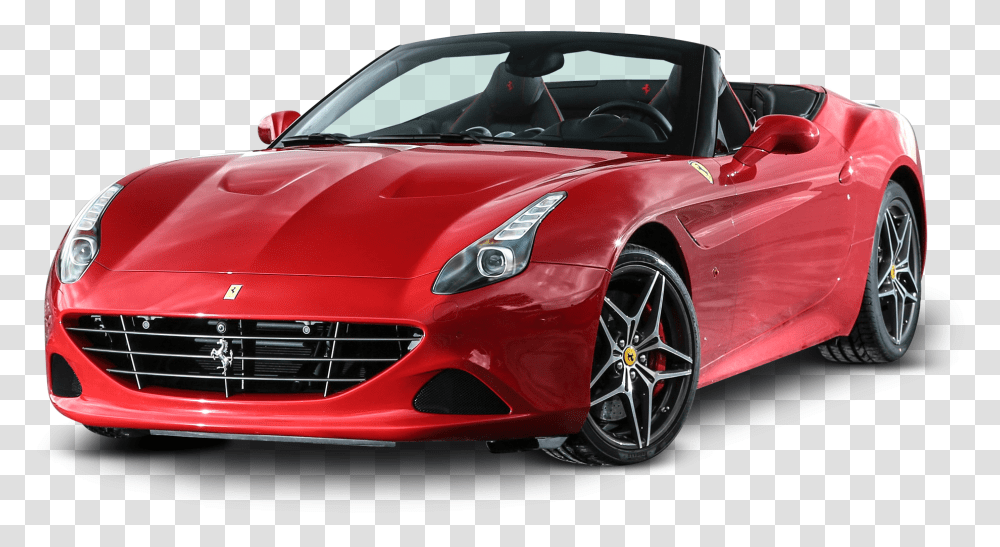 Ferrari California Red Car Image, Vehicle, Transportation, Automobile, Convertible Transparent Png
