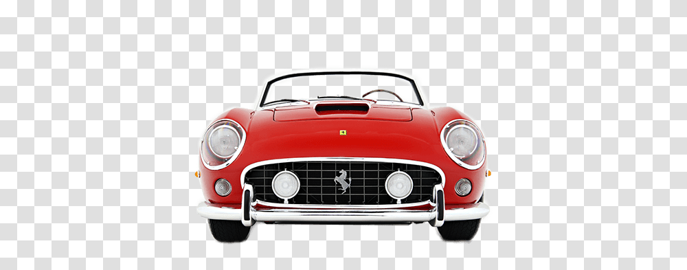 Ferrari Emblem Logo Stickpng Vintage Car Front View, Vehicle, Transportation, Automobile, Bumper Transparent Png