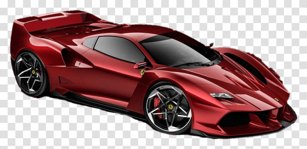 Ferrari F40 Concept, Car, Vehicle, Transportation, Automobile Transparent Png